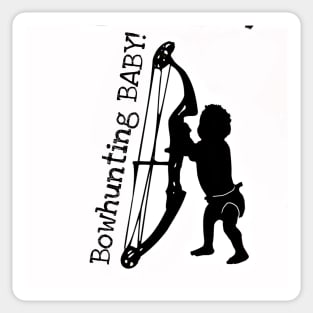 Bow hunting  baby Sticker